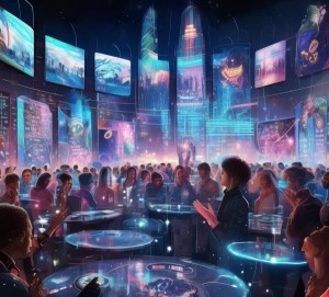 223年数字博，未来数字盛宴，跨越国界的交流与合作